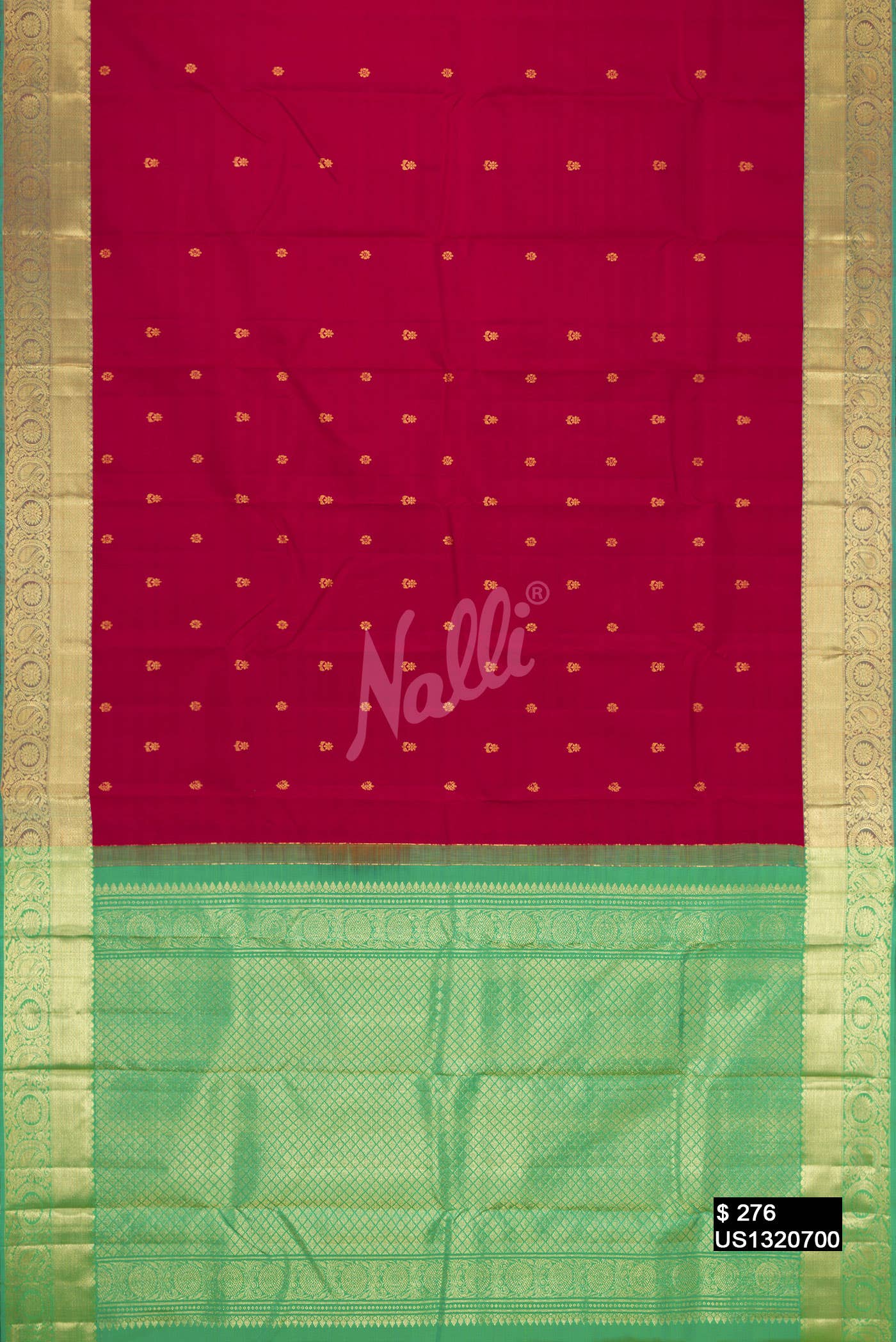 Red Kanchipuram Silk Saree