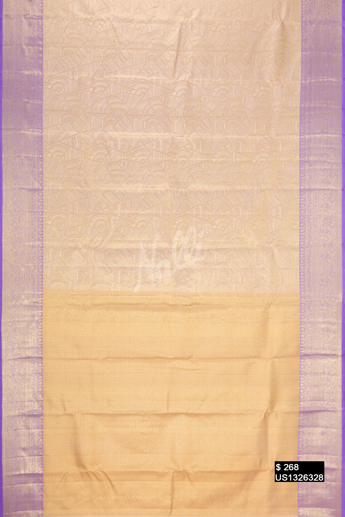 Gold Kanchipuram Tissue Silk Saree