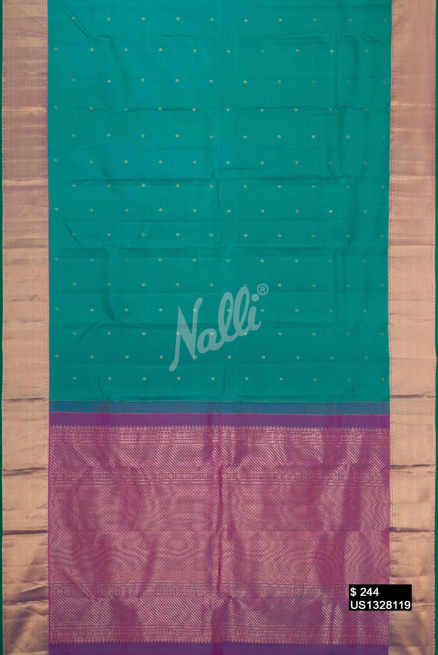 Green Kanchipuram Silk Saree