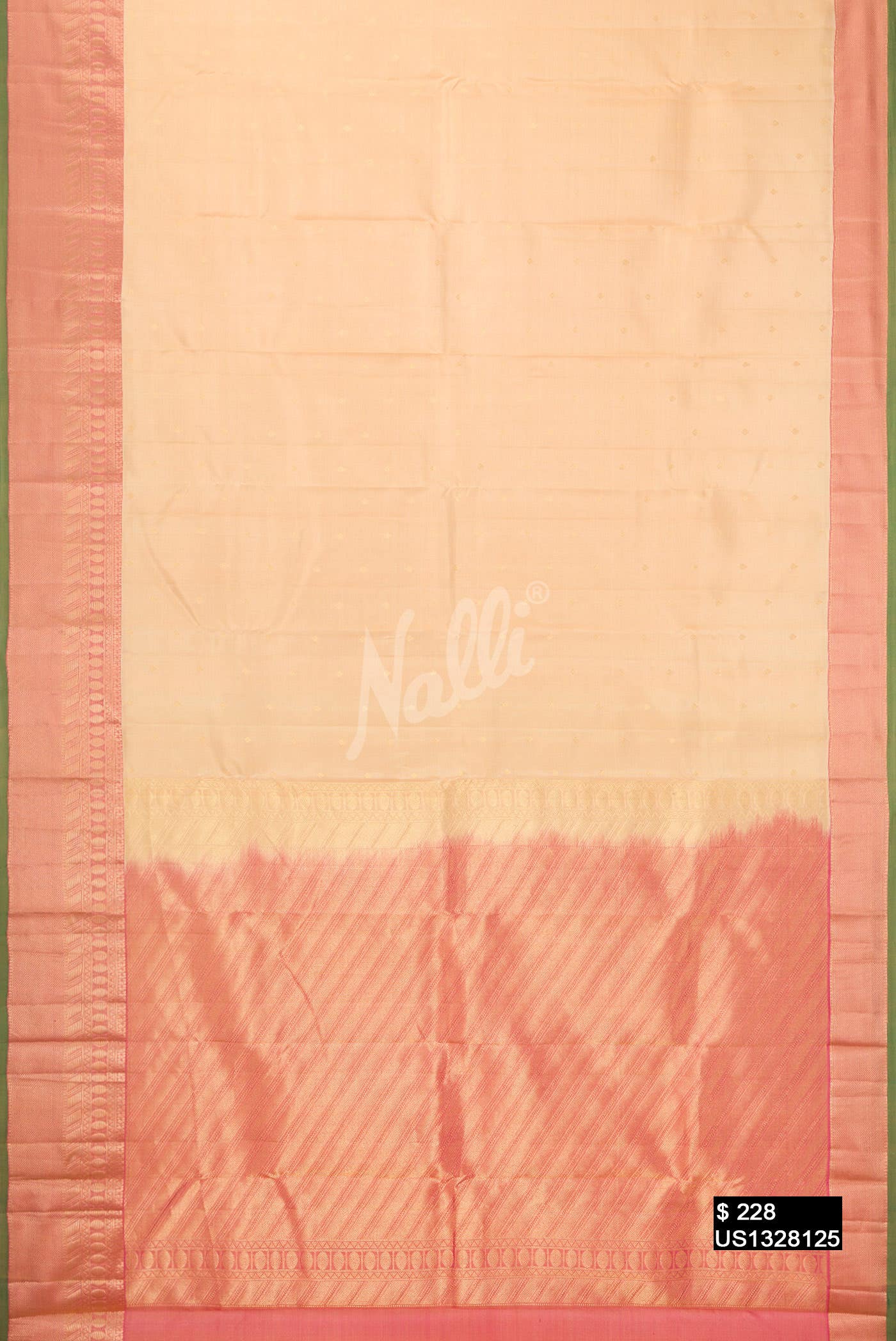 Sandal Kanchipuram Silk Saree