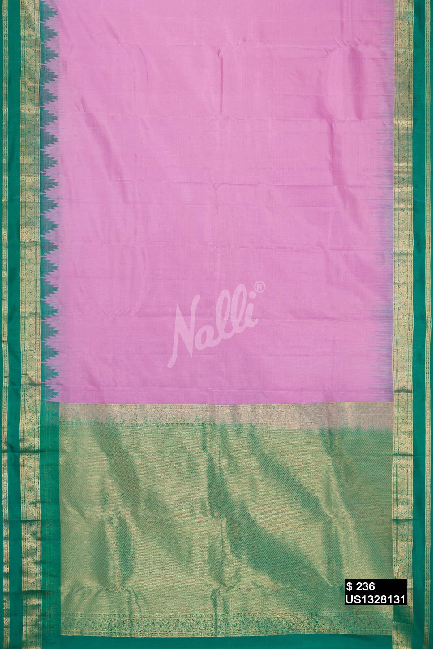 Lavender Kanchipuram Silk Saree