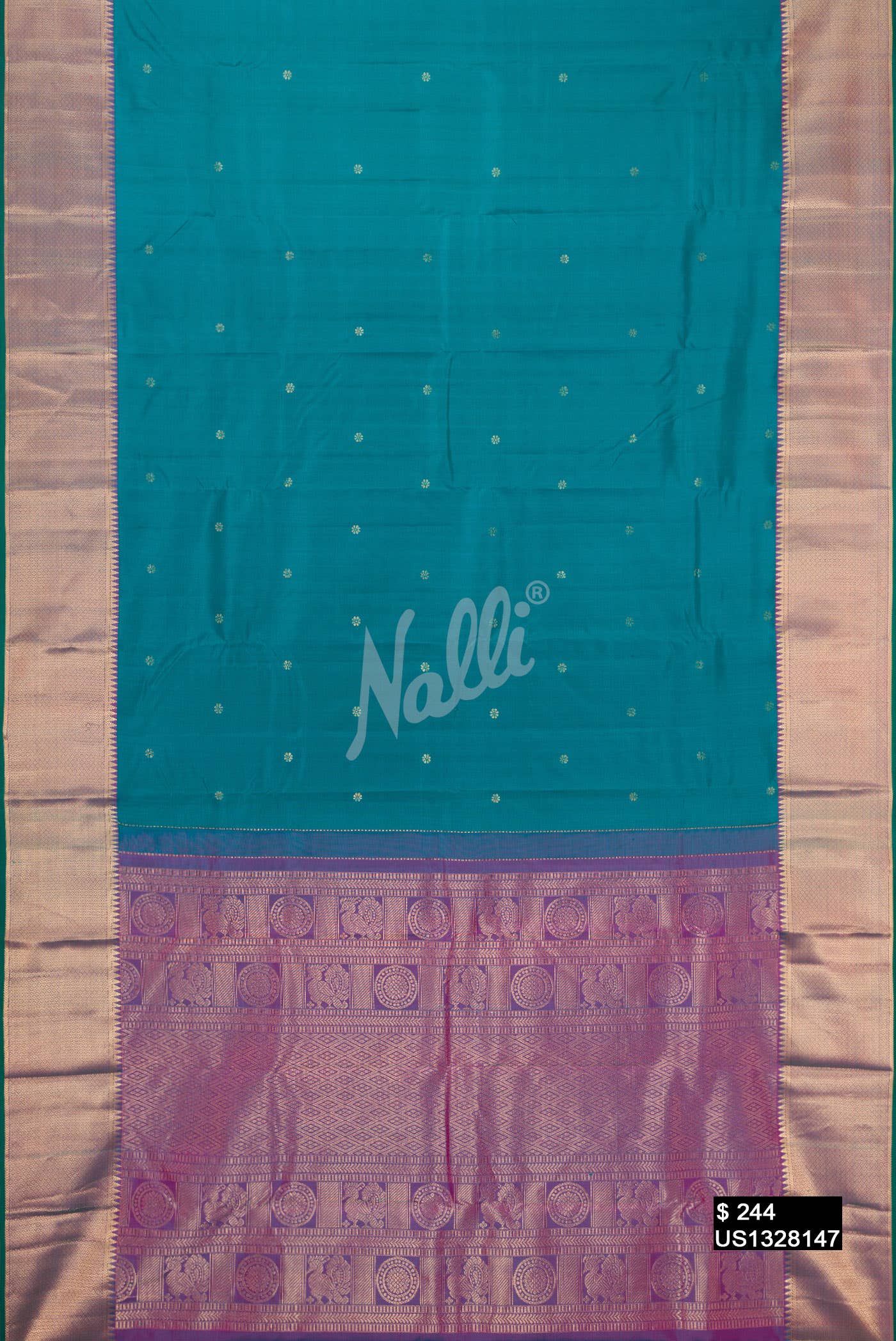 Green Kanchipuram Silk Saree