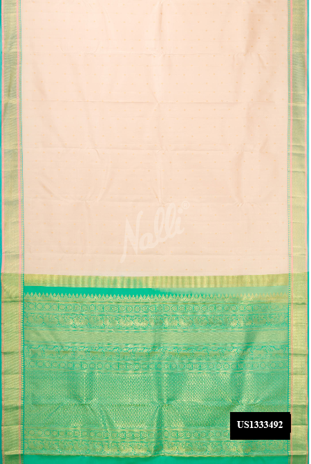 Sandal Kanchipuram Silk Saree