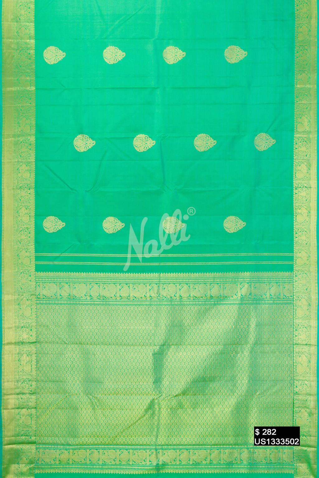 Green Kanchipuram Silk Saree
