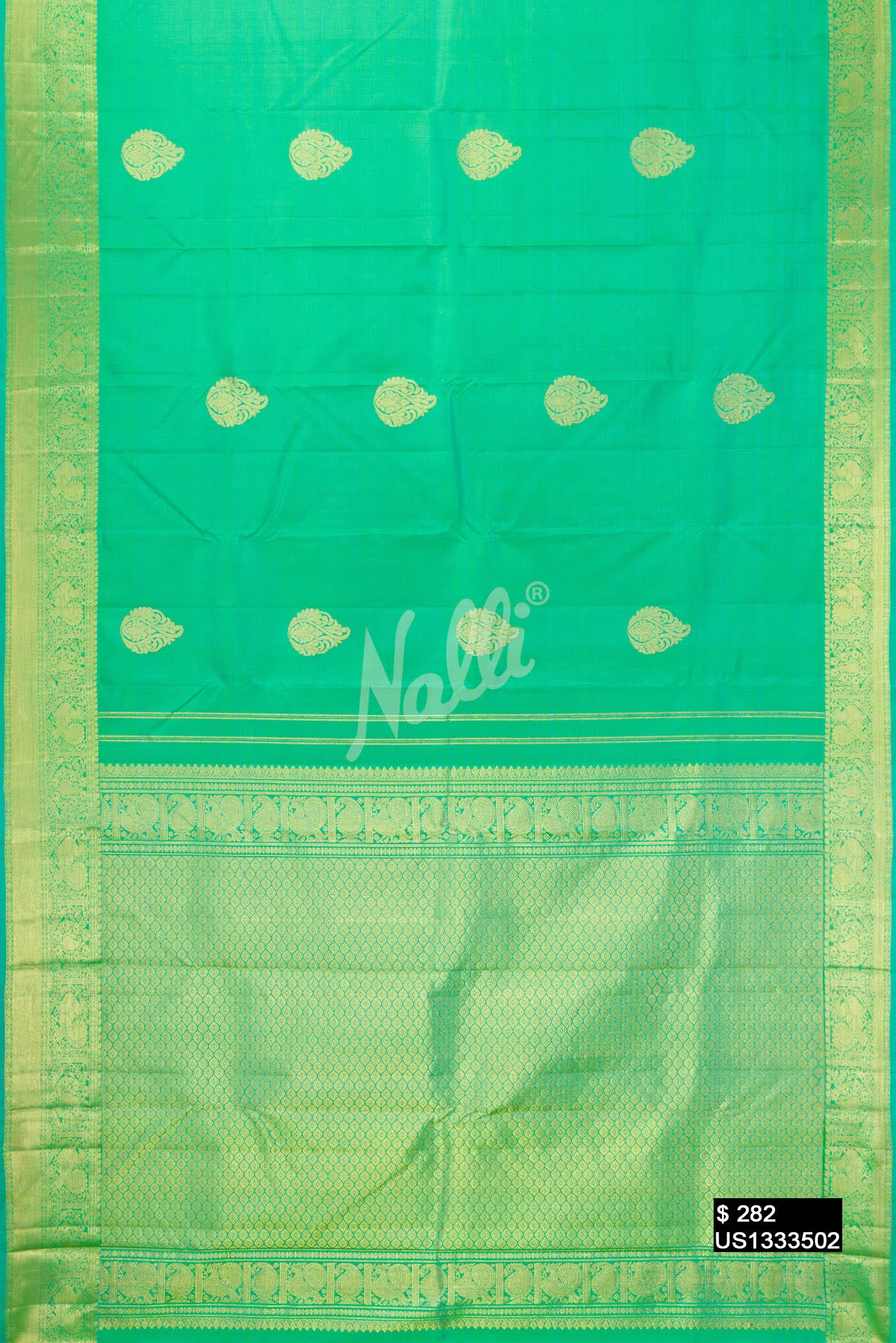 Green Kanchipuram Silk Saree