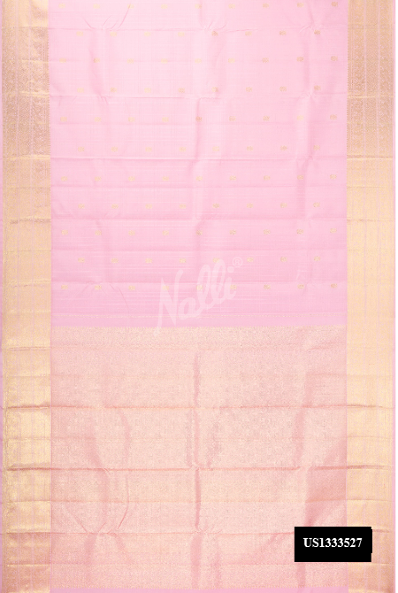 Pink Kanchipuram Silk Saree