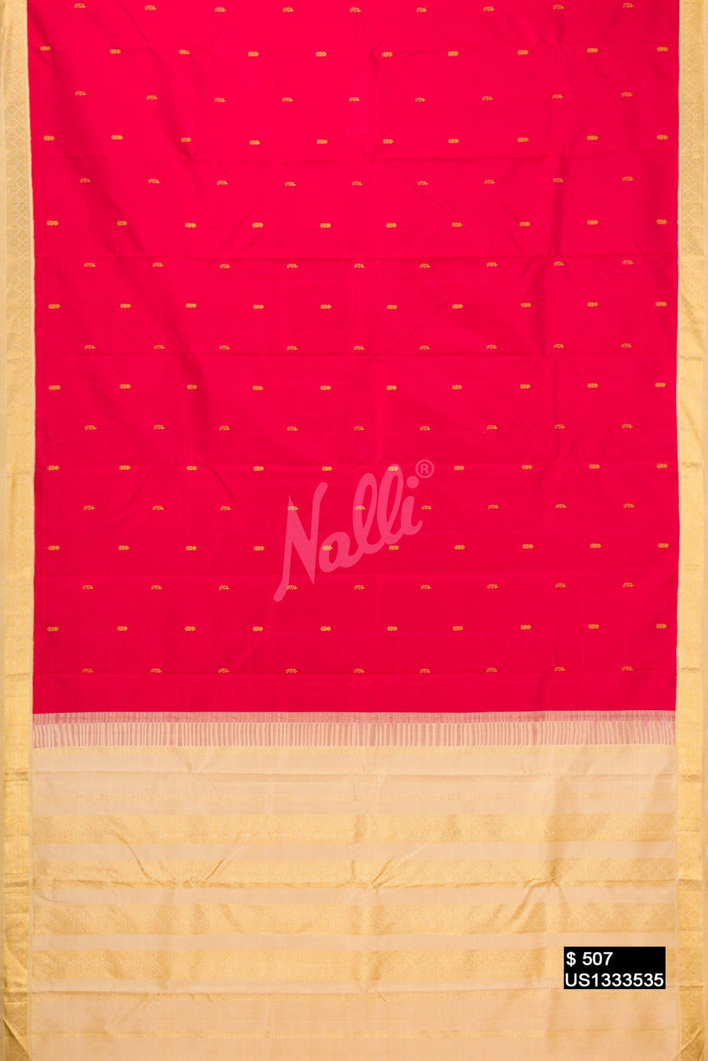 Red Kanchipuram Silk Saree