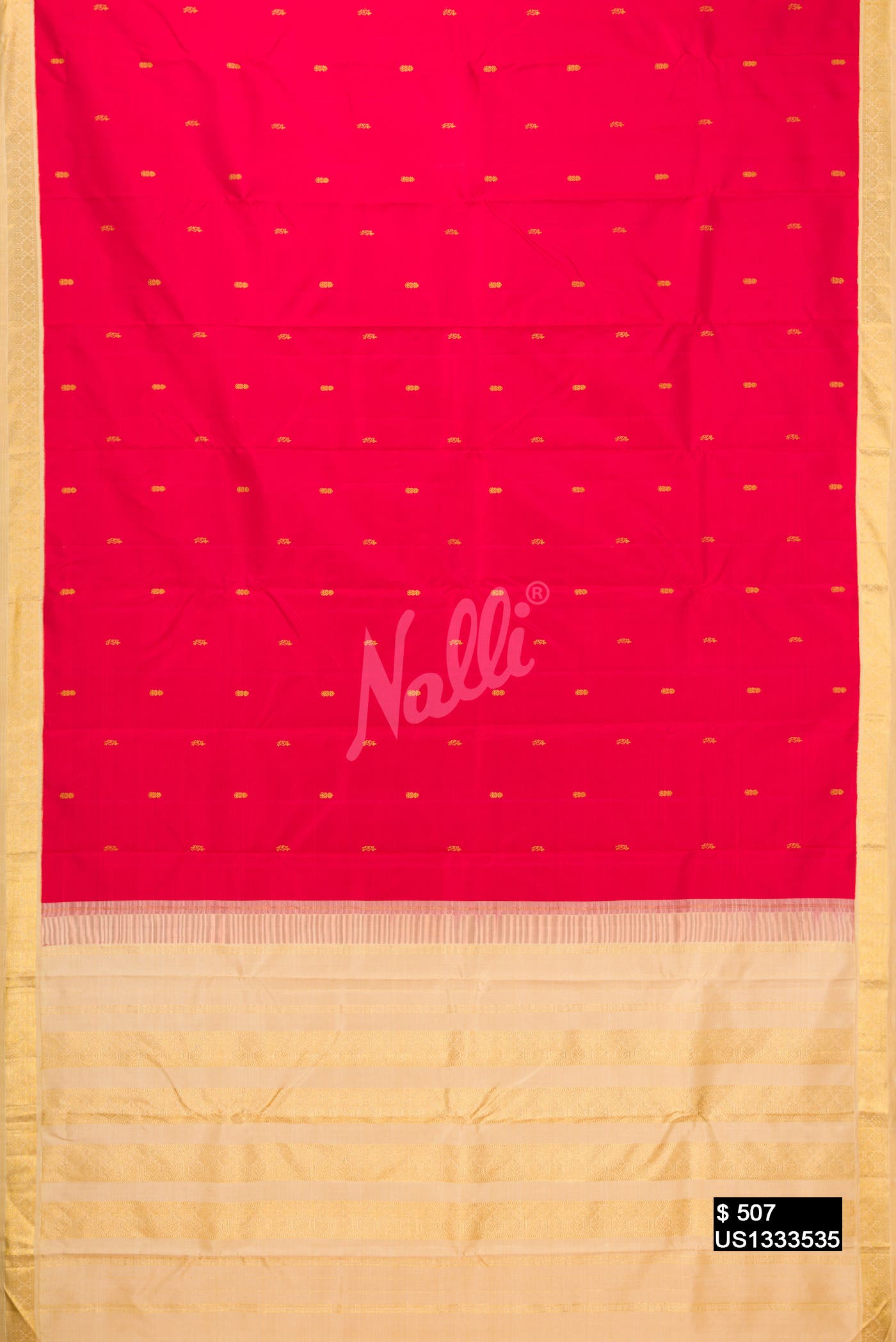 Red Kanchipuram Silk Saree
