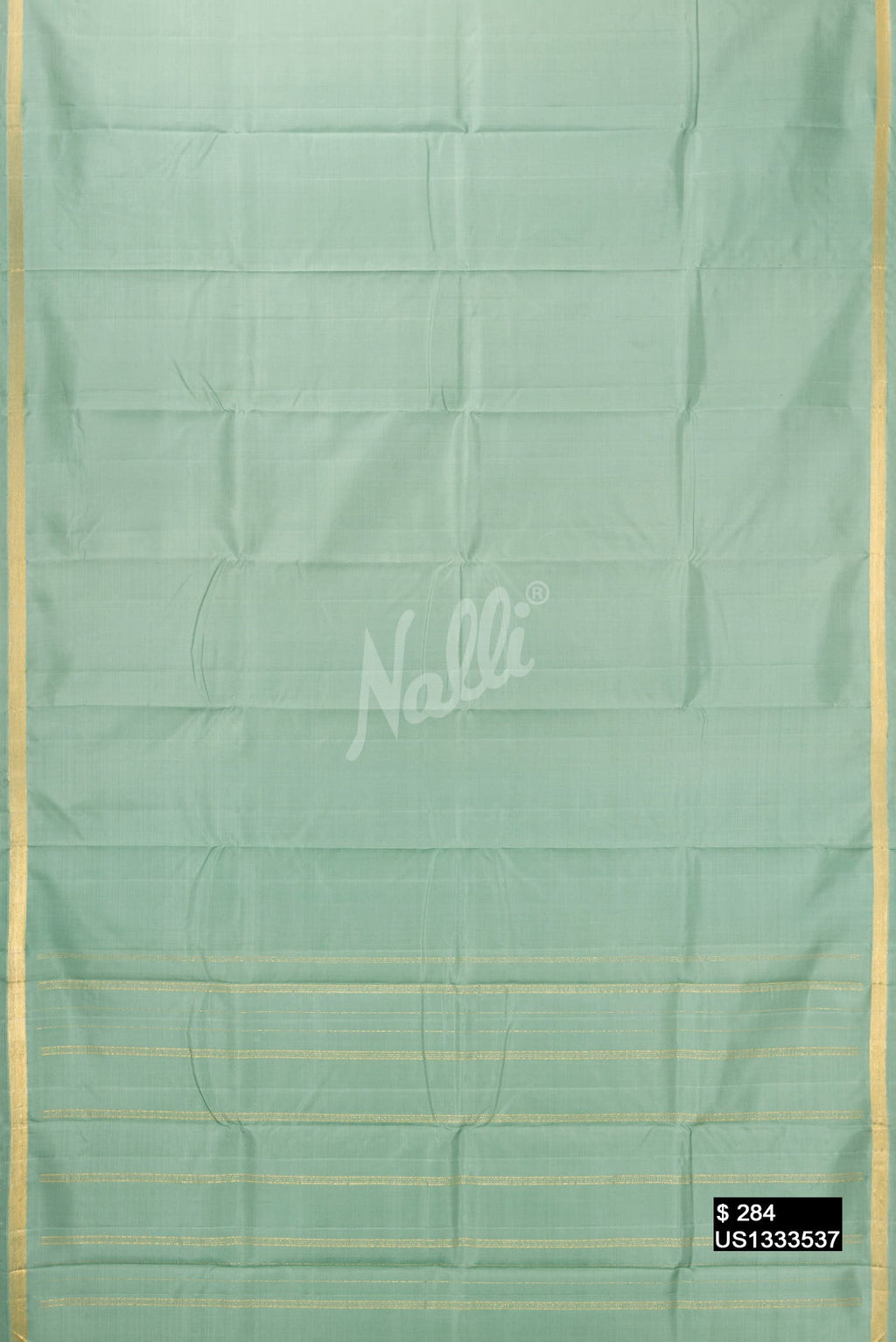 Light Green Kanchipuram Silk Saree