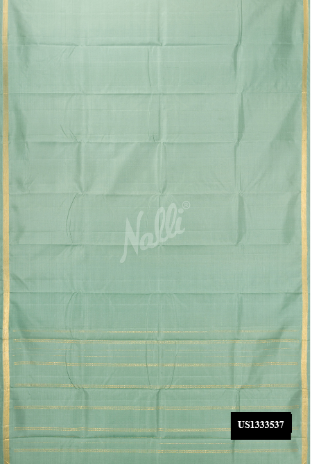 Light Green Kanchipuram Silk Saree
