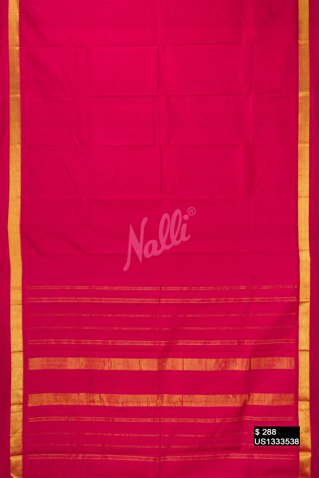 Maroon Kanchipuram Silk Saree