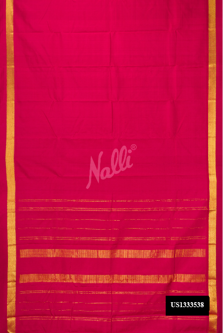 Maroon Kanchipuram Silk Saree