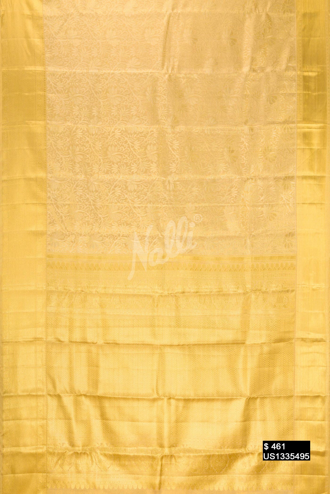 Gold Kanchipuram Tissue Silk Saree