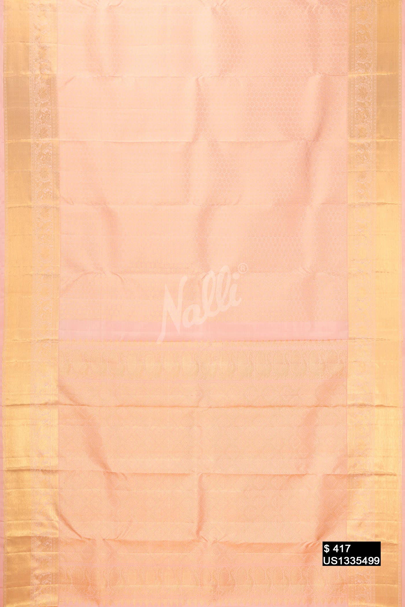 Pink Kanchipuram Silk Saree