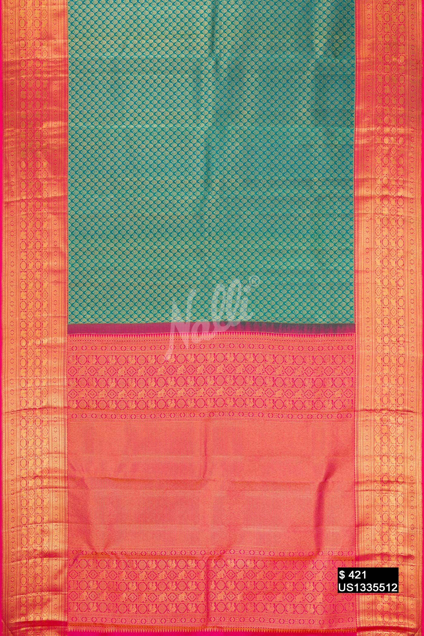 Green Kanchipuram Silk Saree