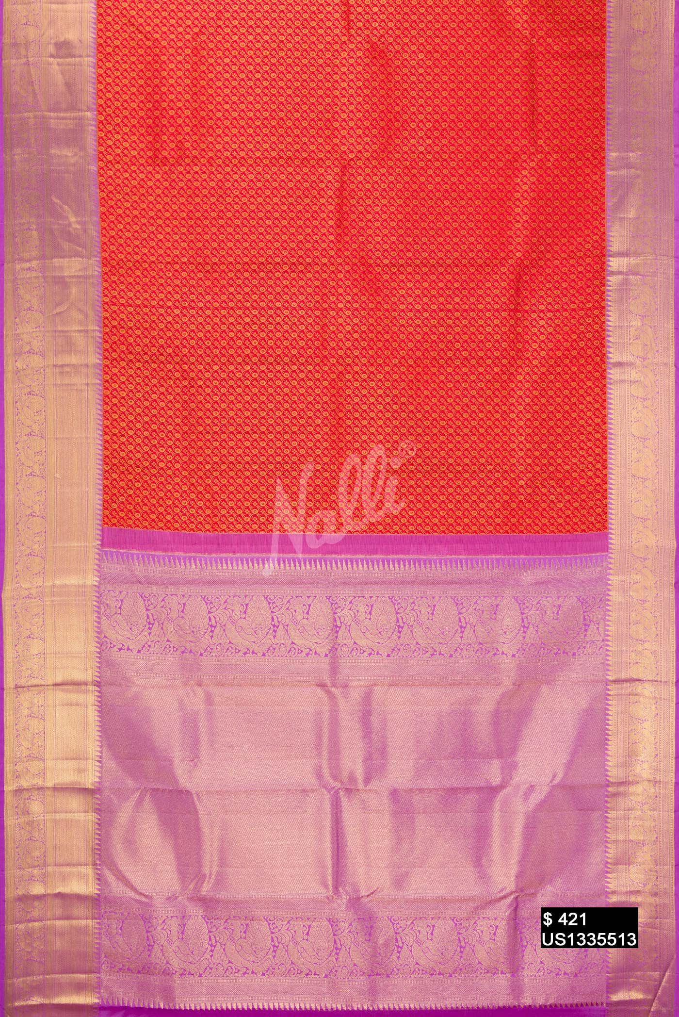 Red Kanchipuram Silk Saree
