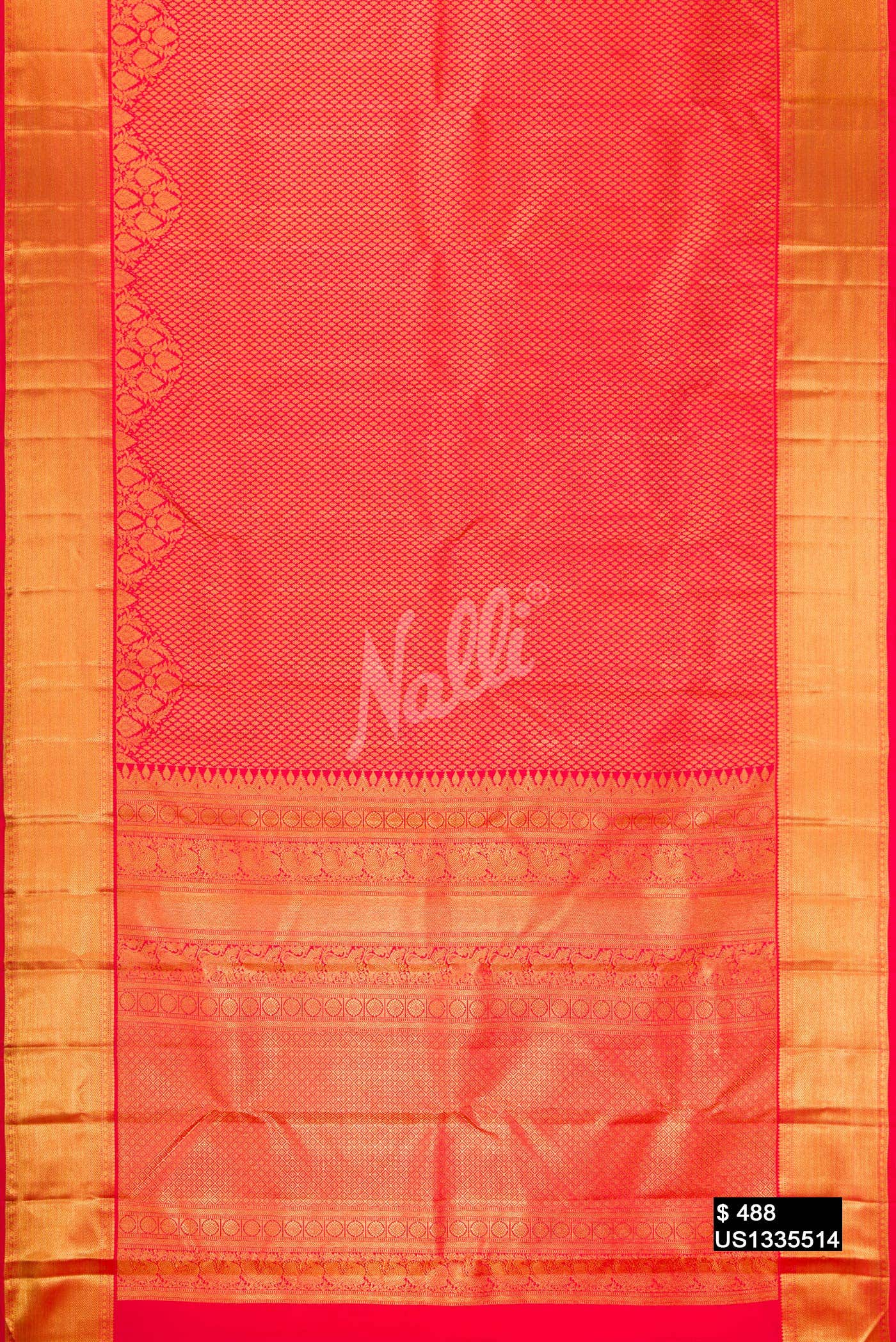 Red Kanchipuram Silk Saree