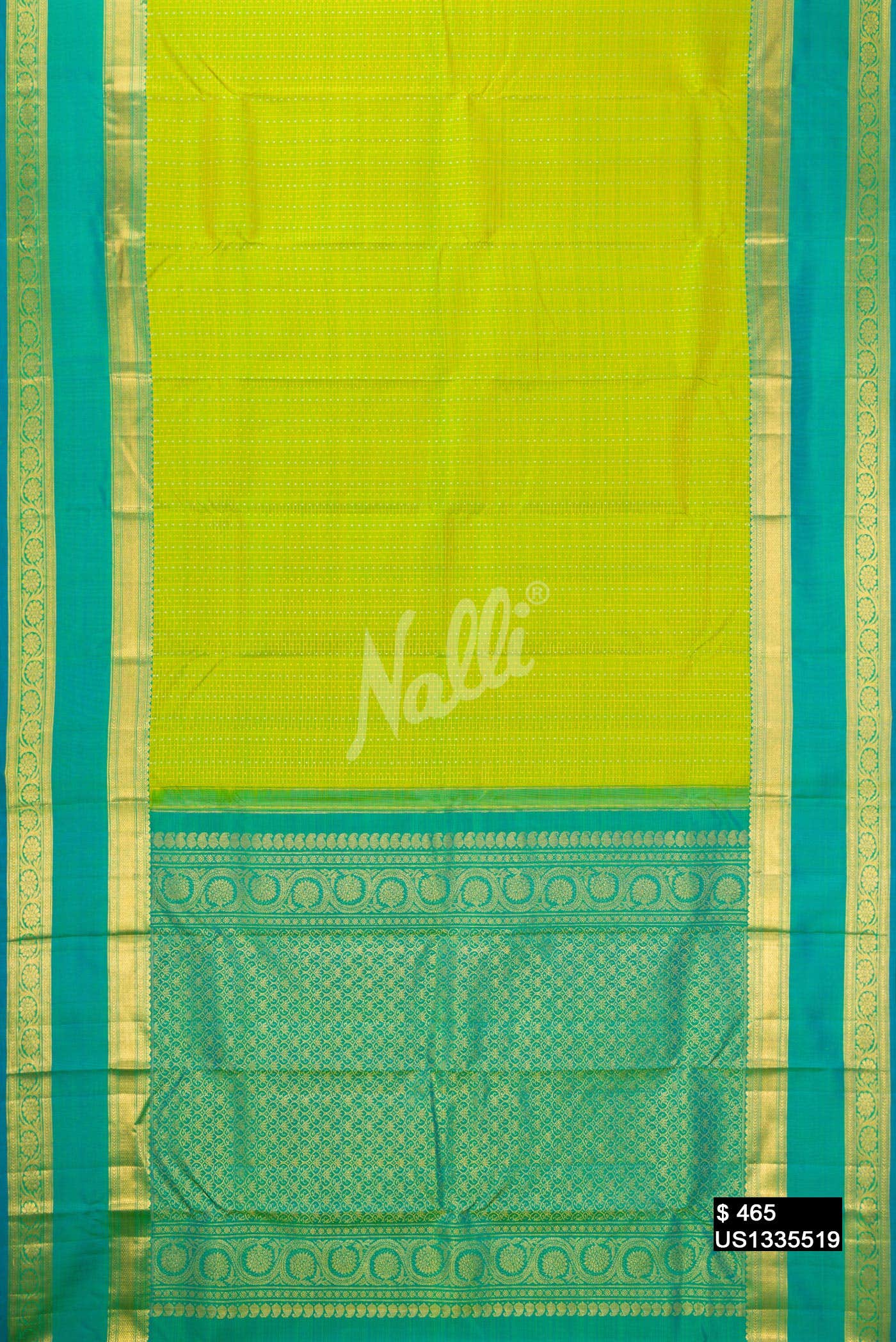 Green Kanchipuram Silk Saree