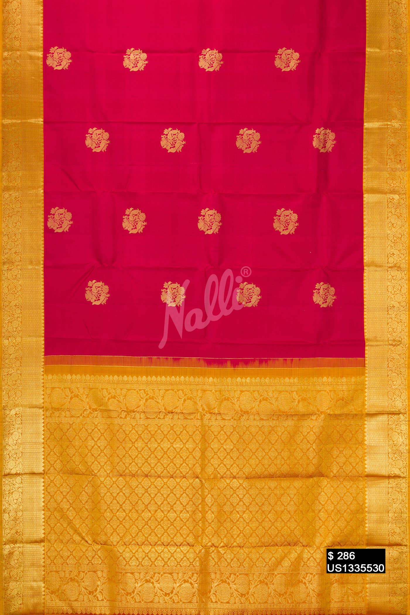Red Kanchipuram Silk Saree