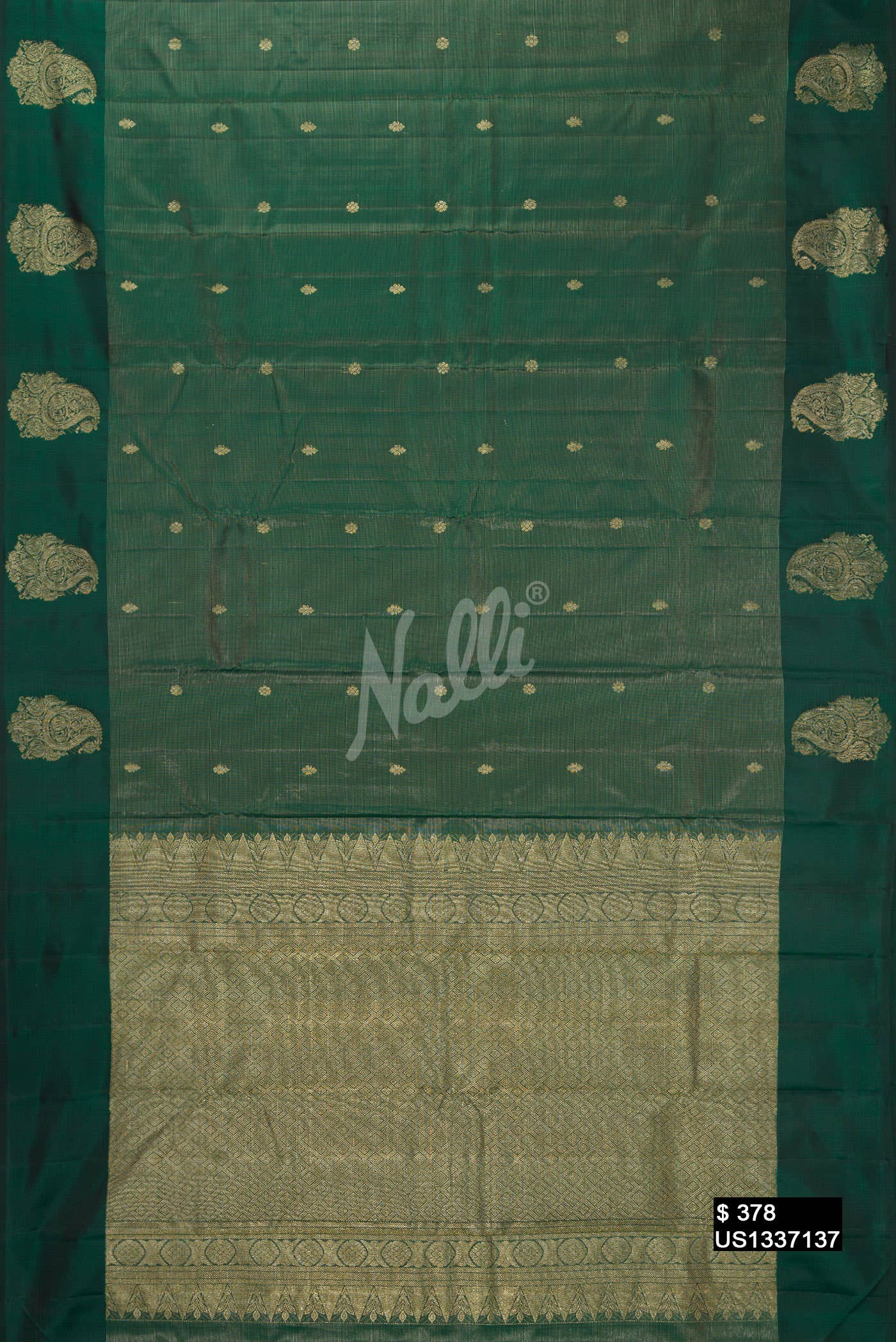 Green Kanchipuram Silk Saree