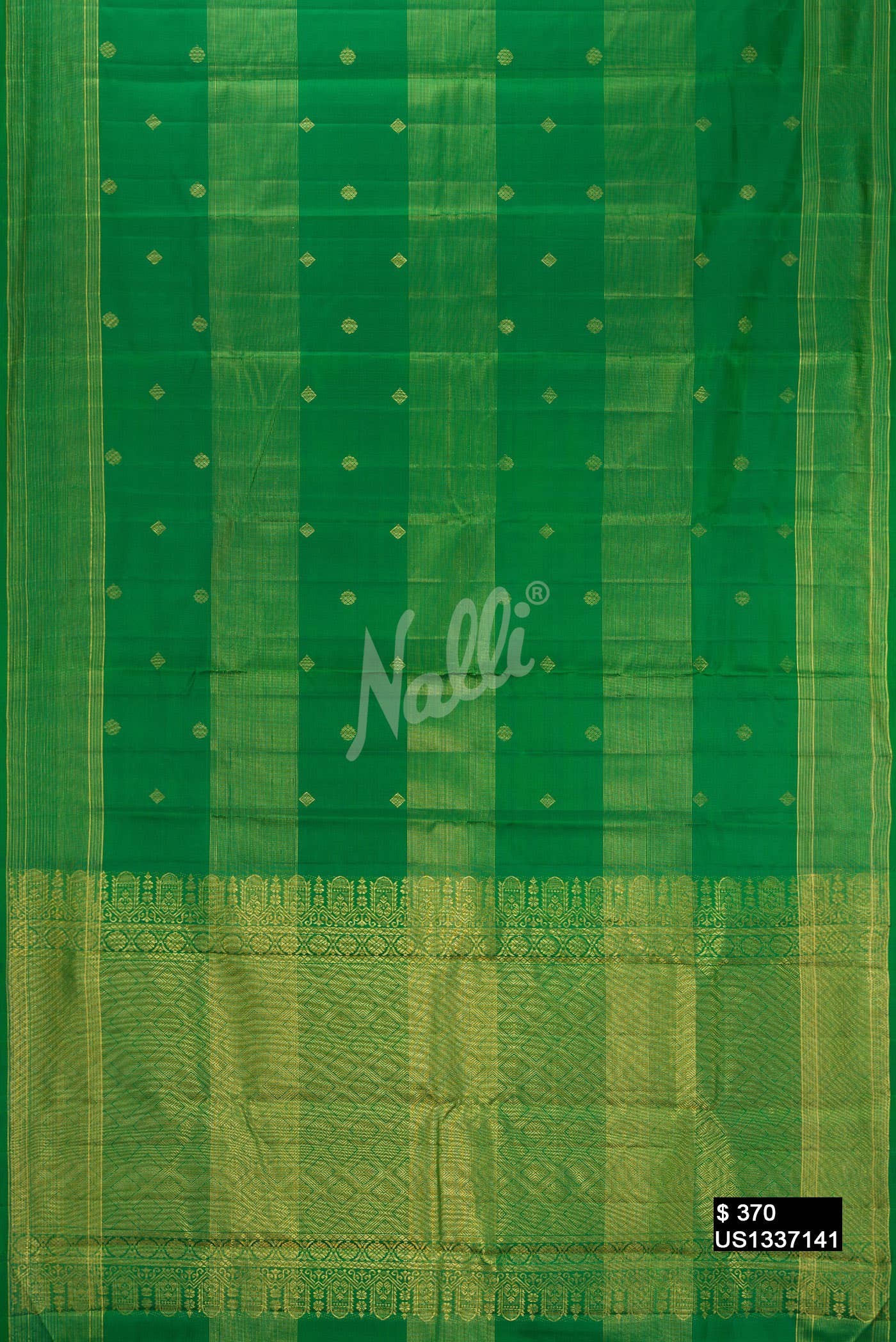 Green Kanchipuram Silk Saree