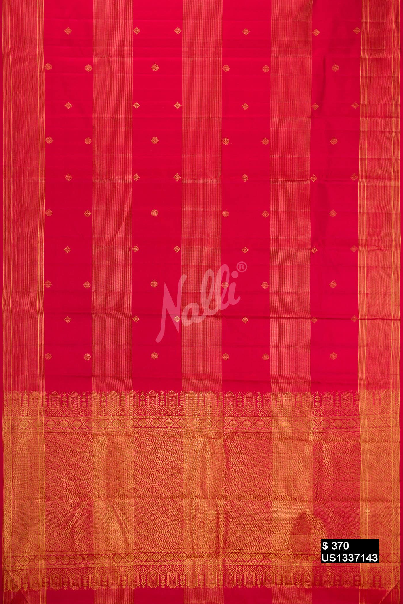Red Kanchipuram Silk Saree