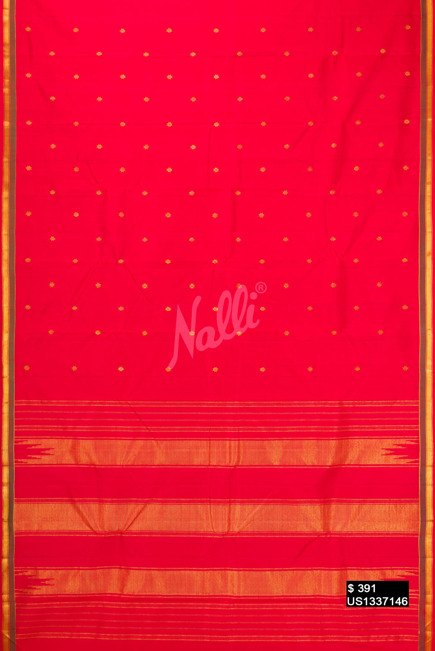 Red Kanchipuram Silk Saree
