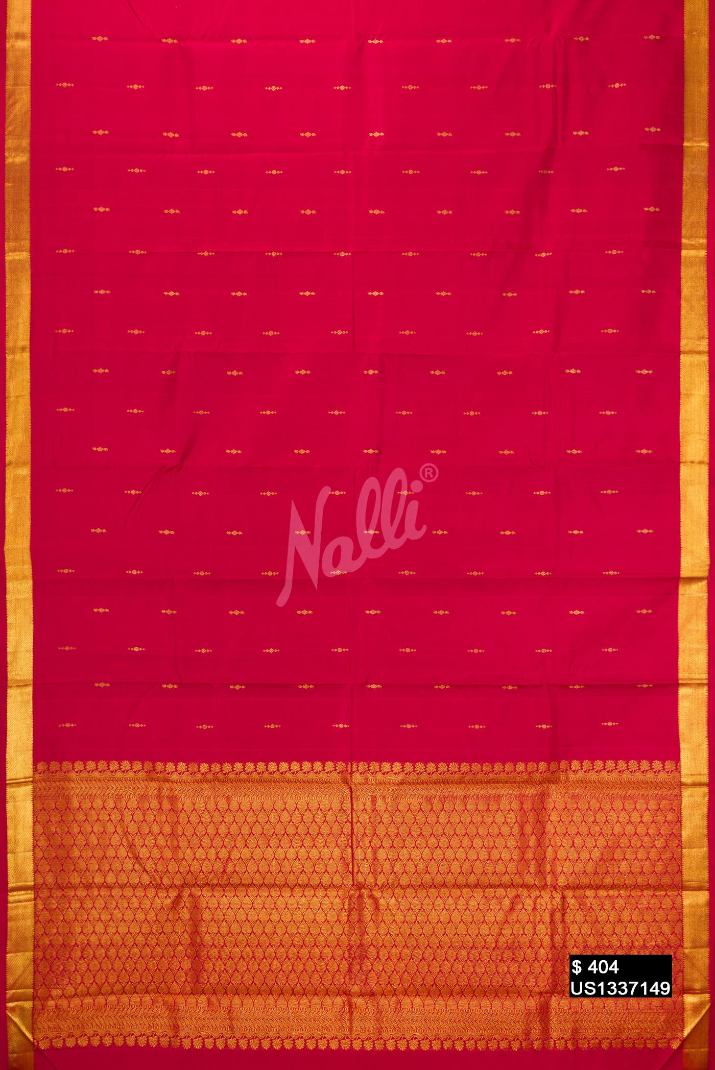 Maroon Kanchipuram Silk Saree