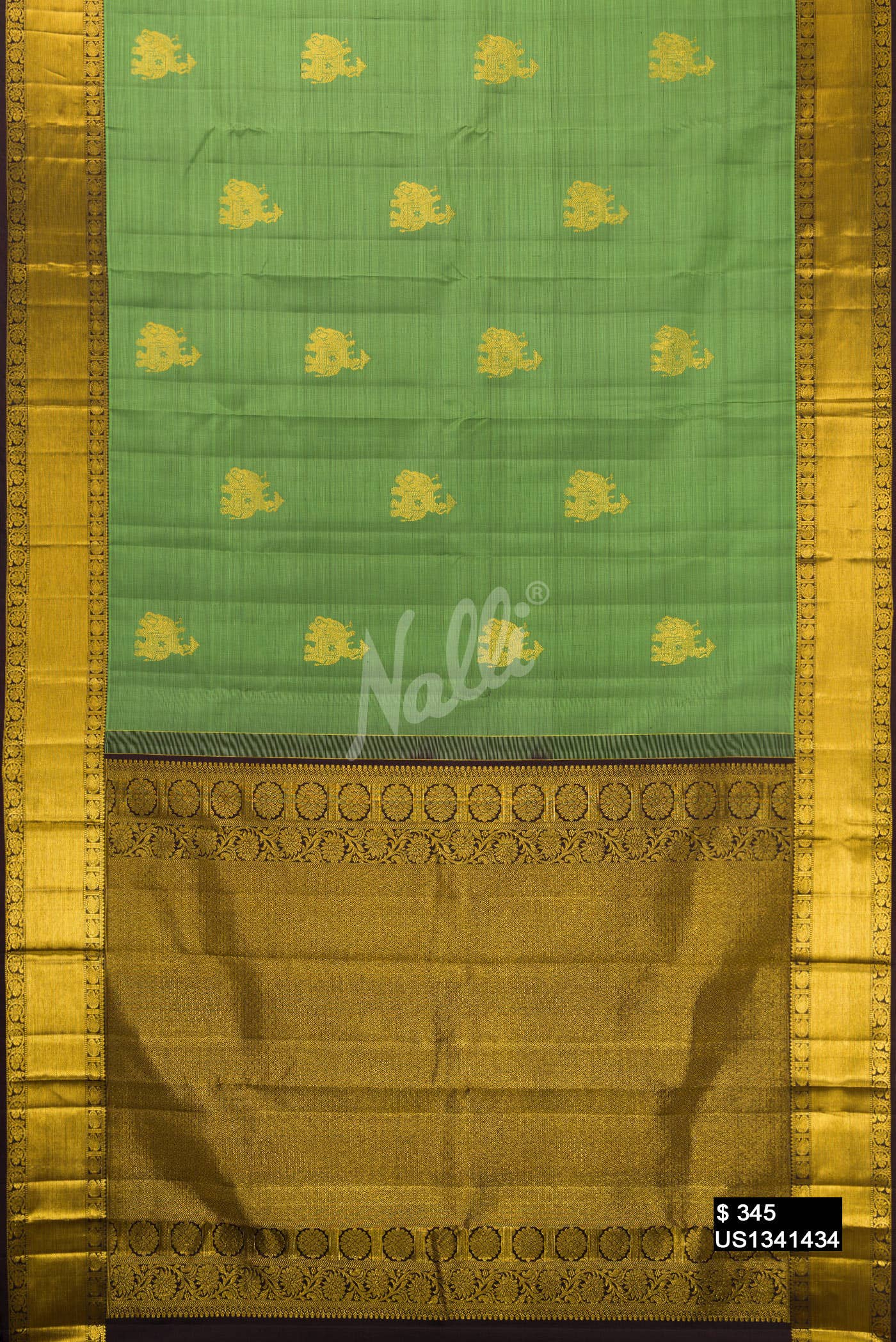 Green Kanchipuram Silk Saree