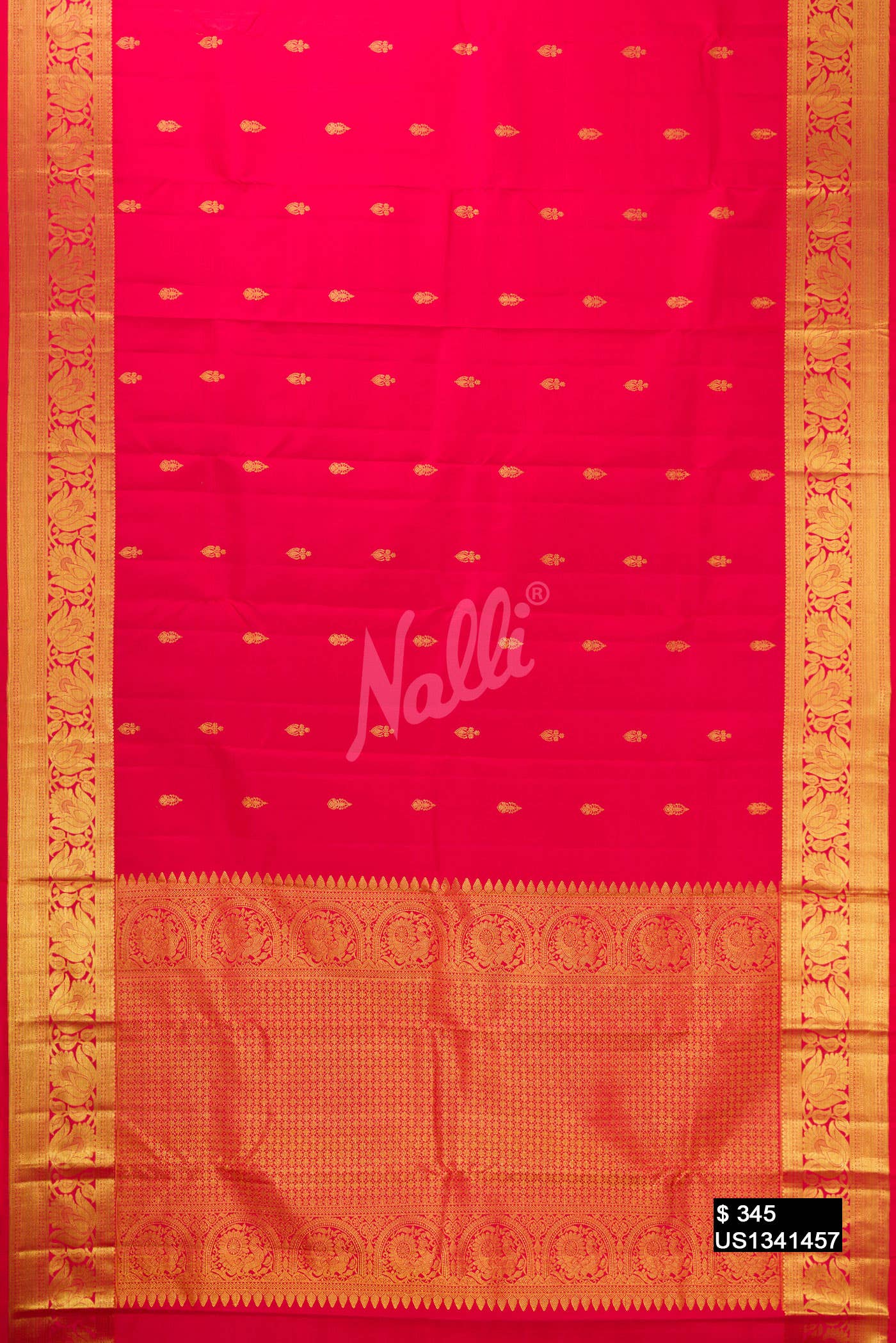 Red Kanchipuram Silk Saree
