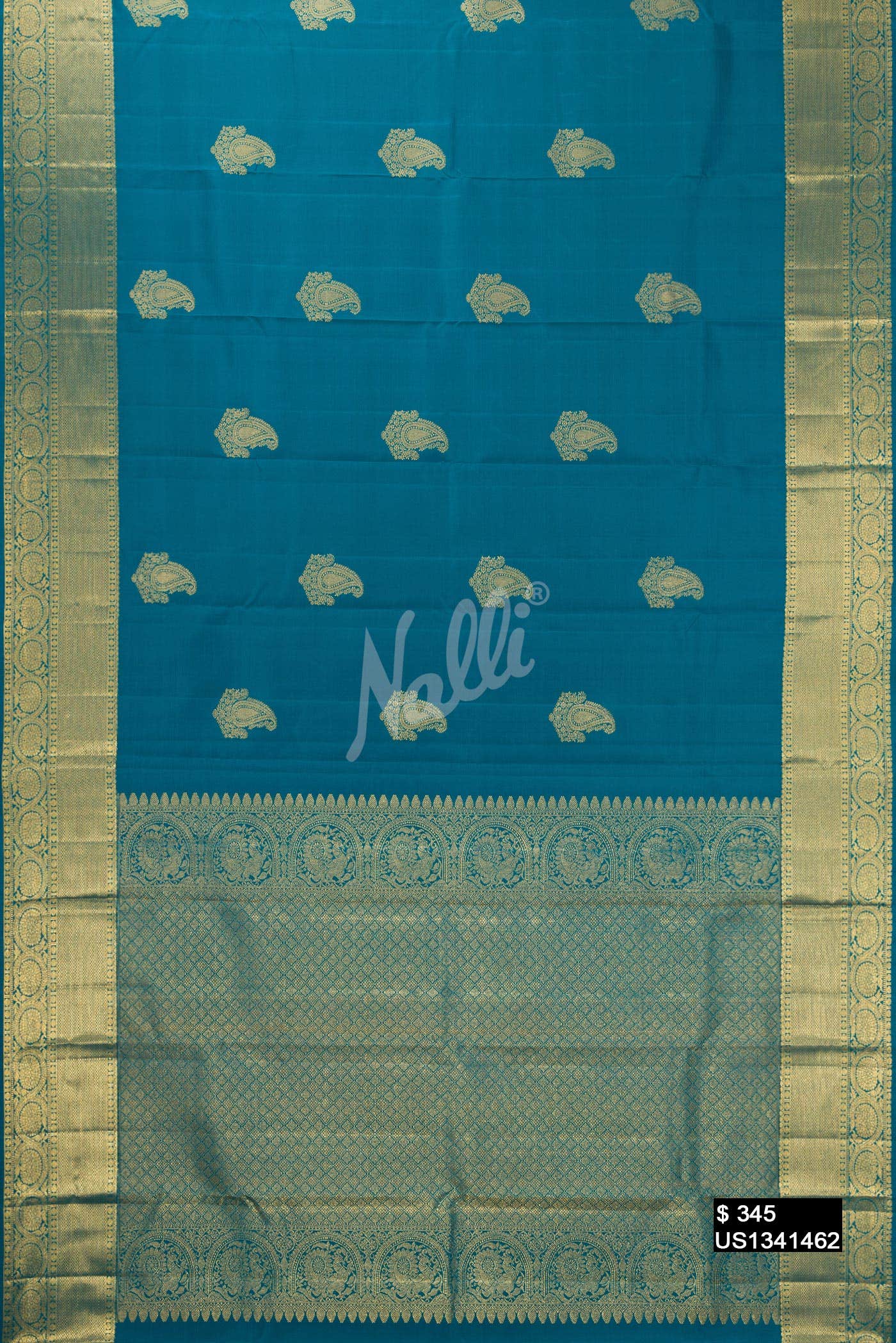 Green Kanchipuram Silk Saree