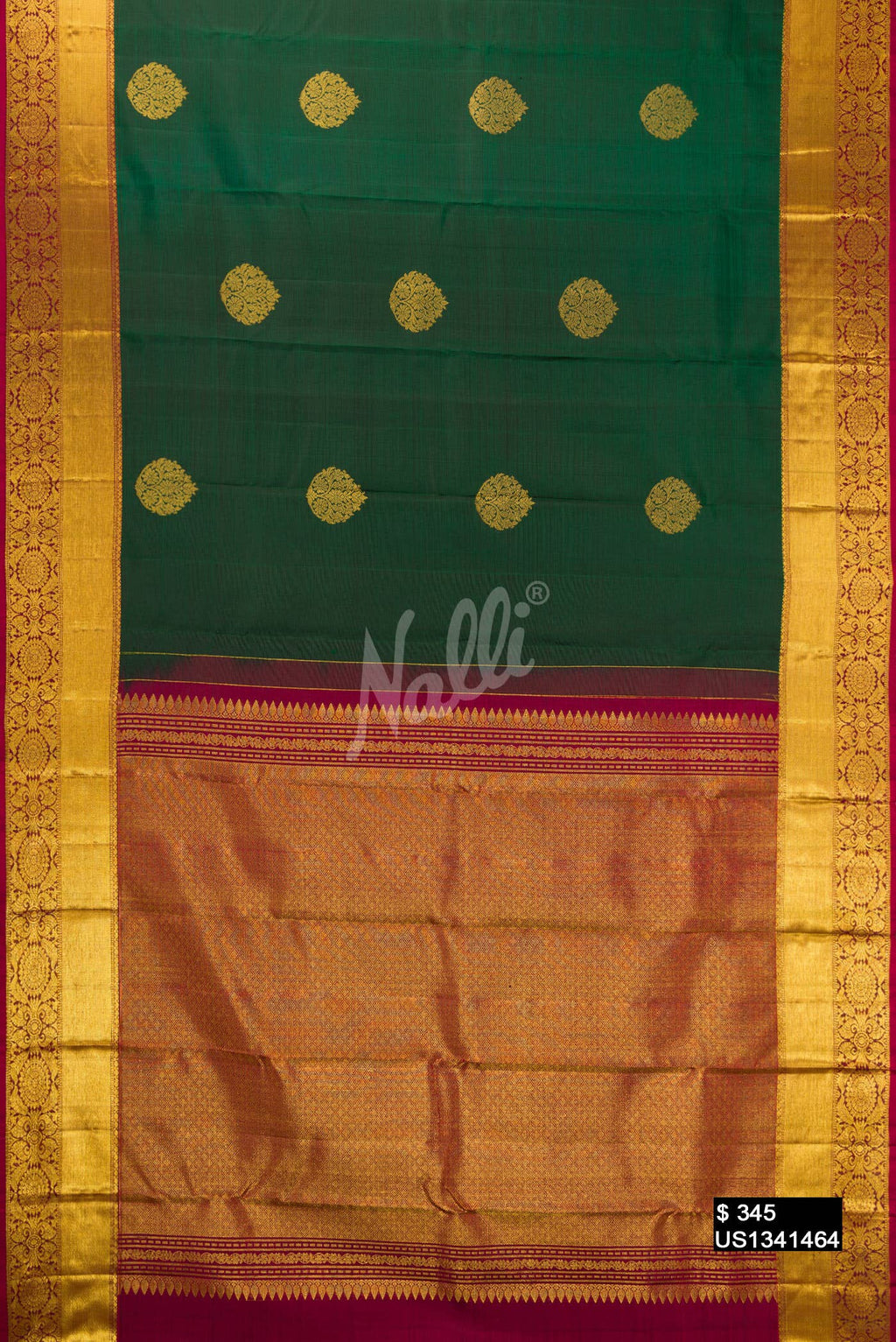 Green Kanchipuram Silk Saree