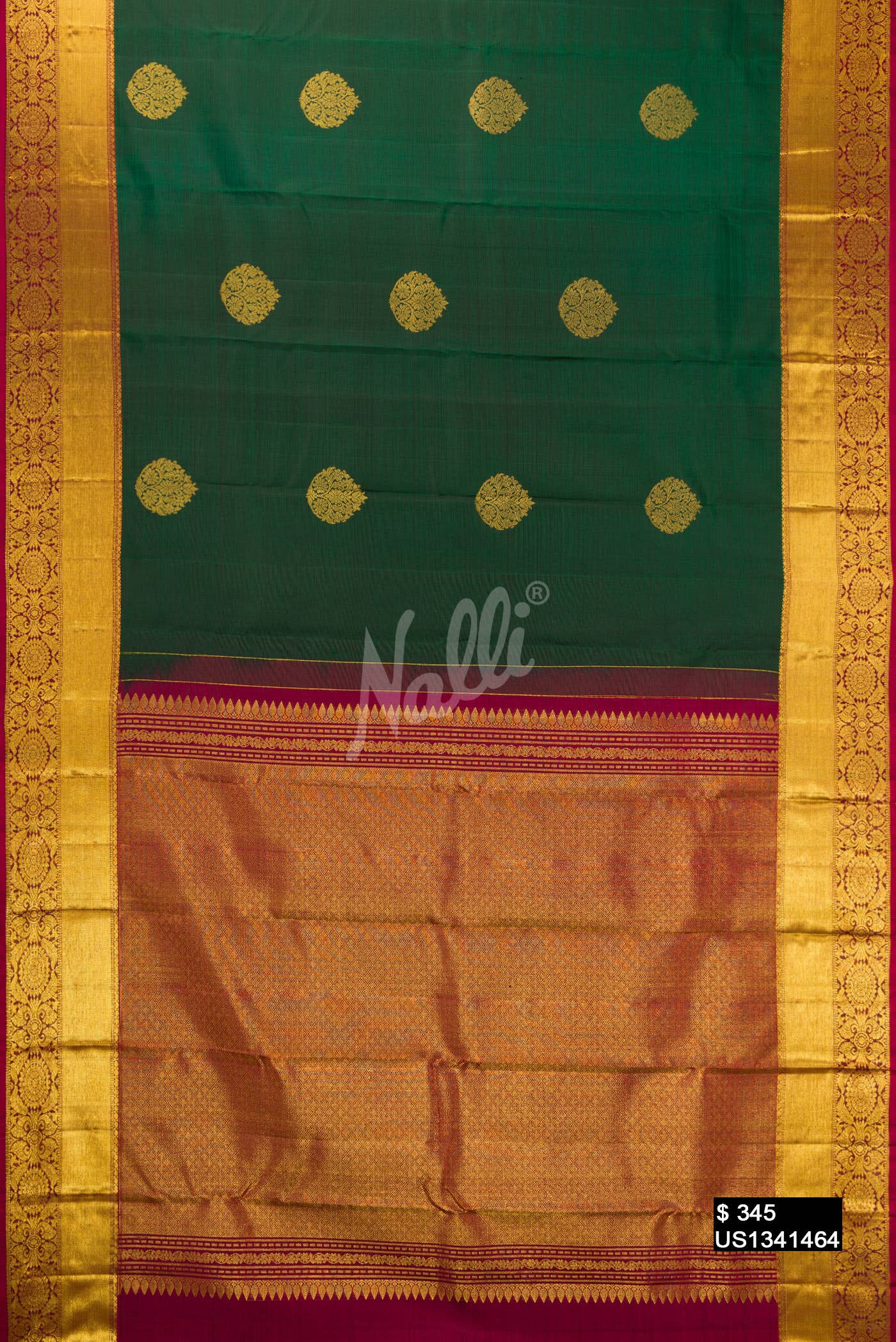Green Kanchipuram Silk Saree