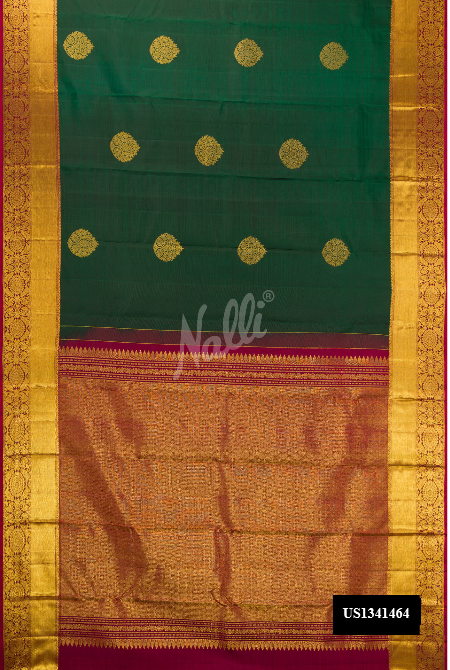 Green Kanchipuram Silk Saree