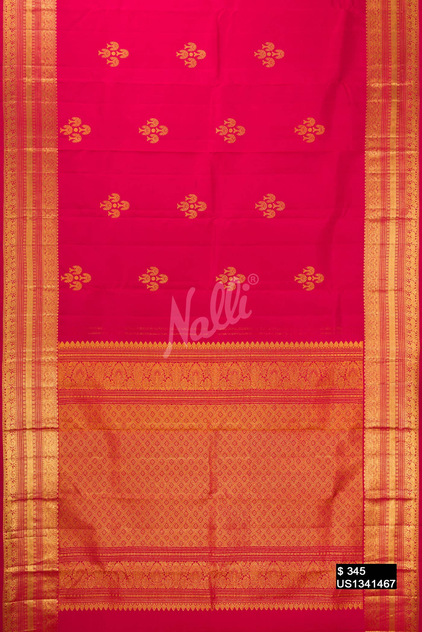 Red Kanchipuram Silk Saree