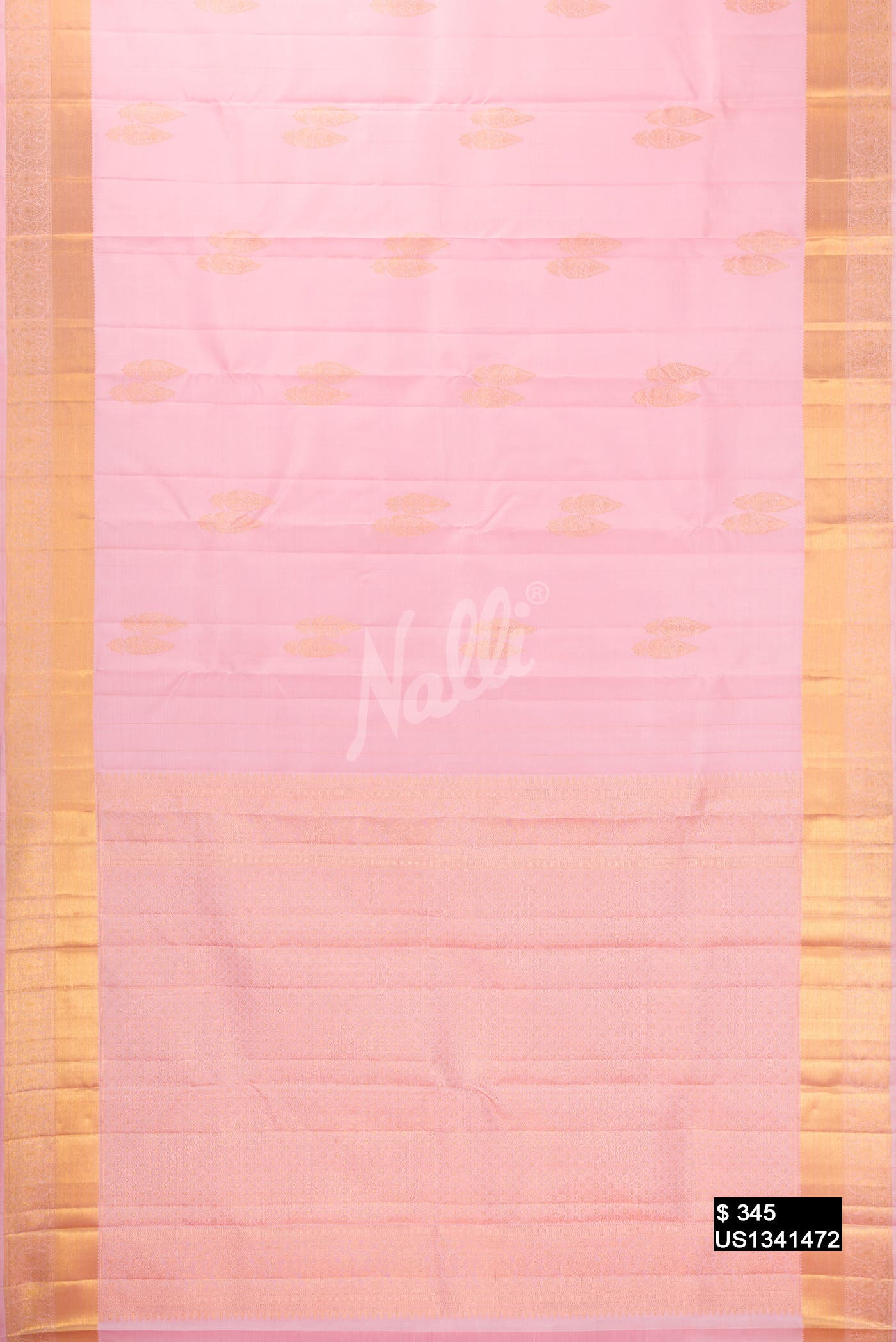 Pink Kanchipuram Silk Saree