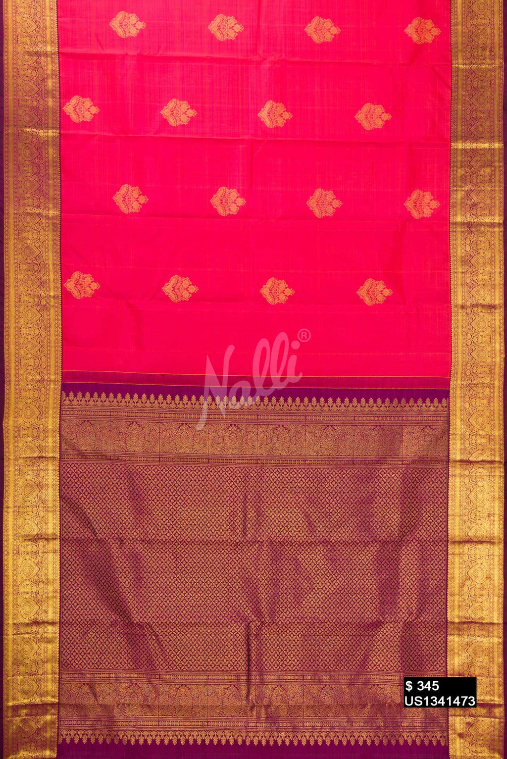 Red Kanchipuram Silk Saree