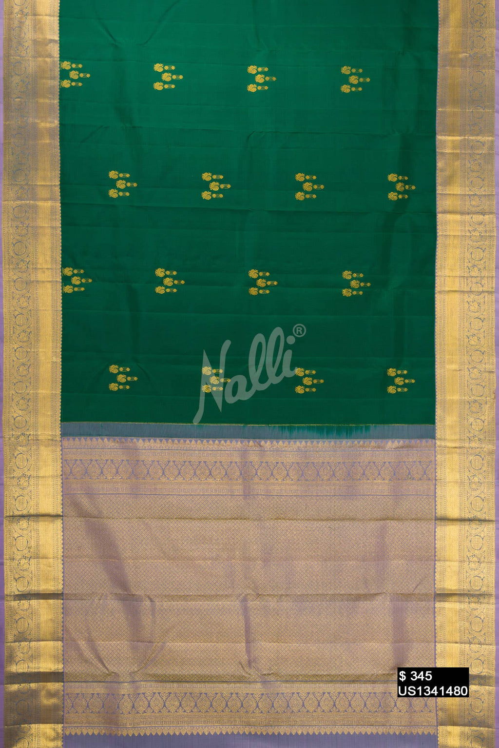Green Kanchipuram Silk Saree