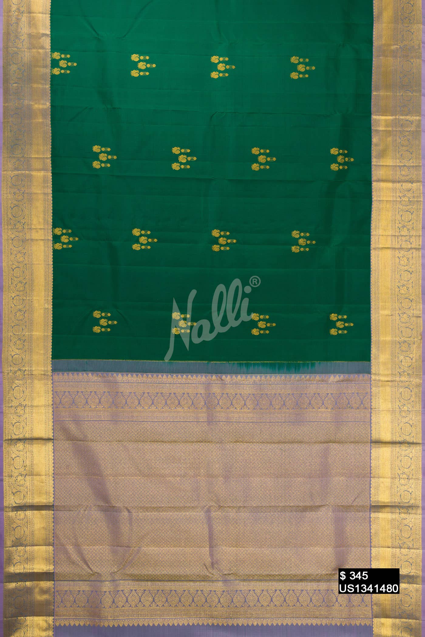 Green Kanchipuram Silk Saree