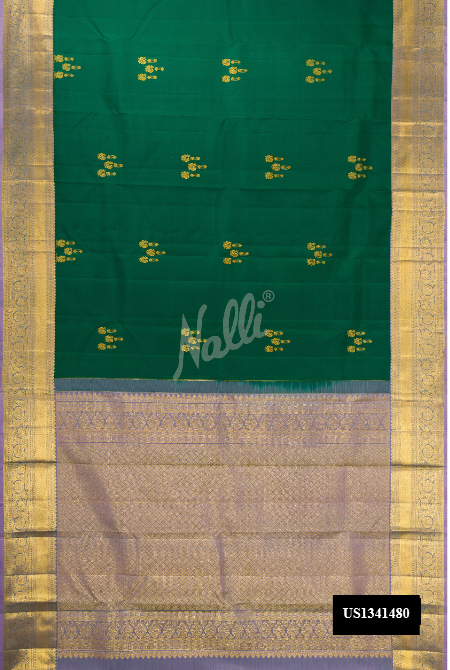 Green Kanchipuram Silk Saree