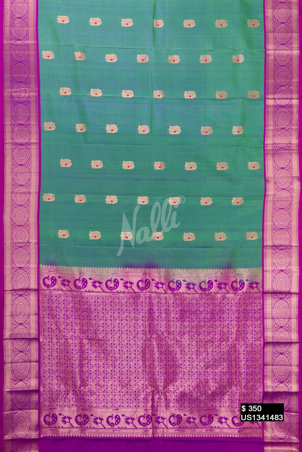 Green Kanchipuram Silk Saree