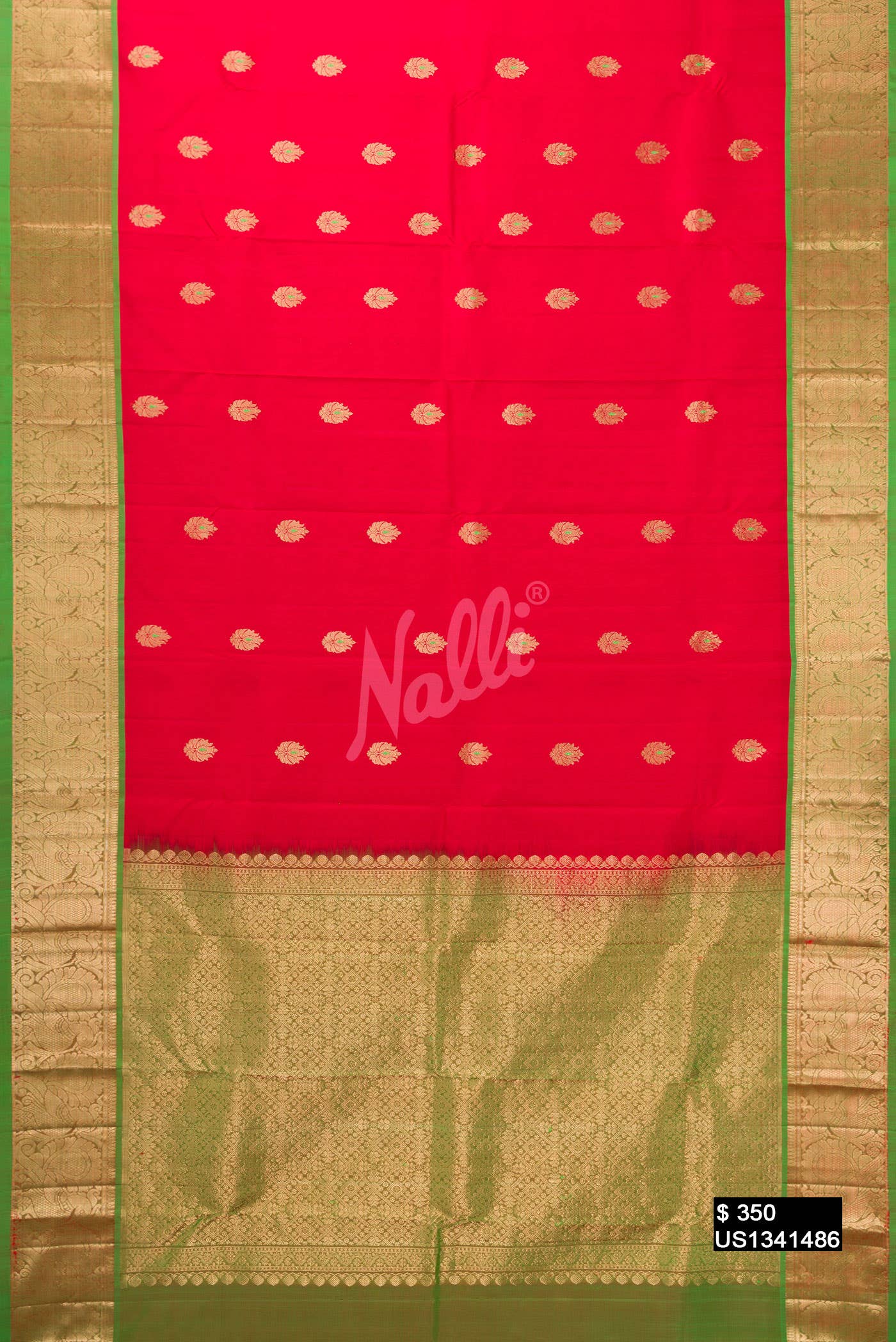 Red Kanchipuram Silk Saree