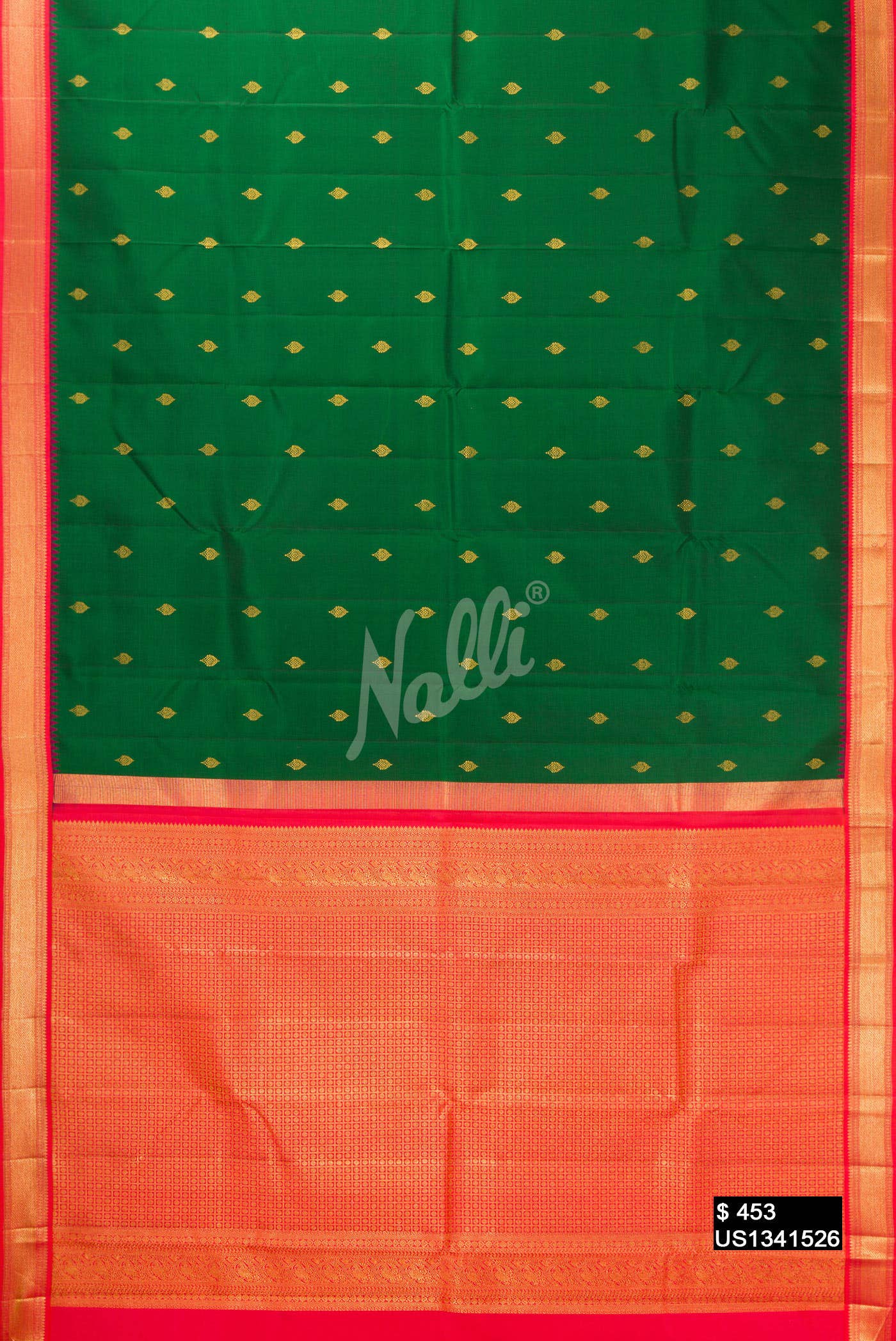 Green Kanchipuram Silk Saree