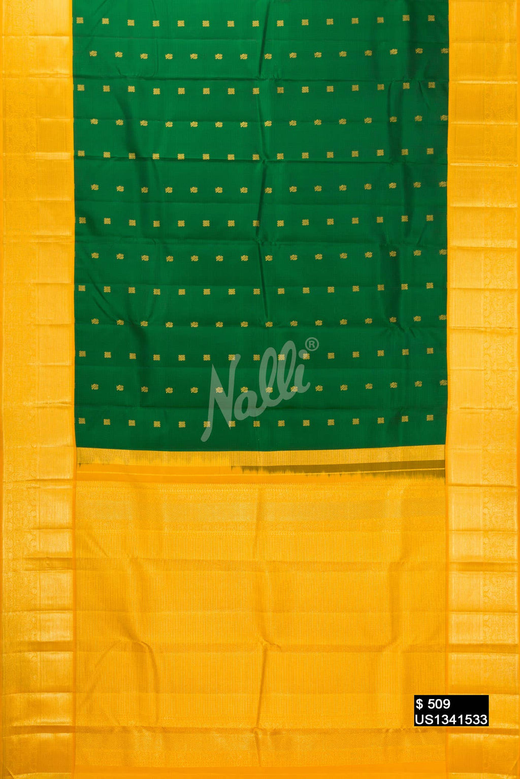 Green Kanchipuram Silk Saree