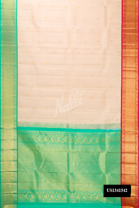 Sandal Kanchipuram Silk Saree