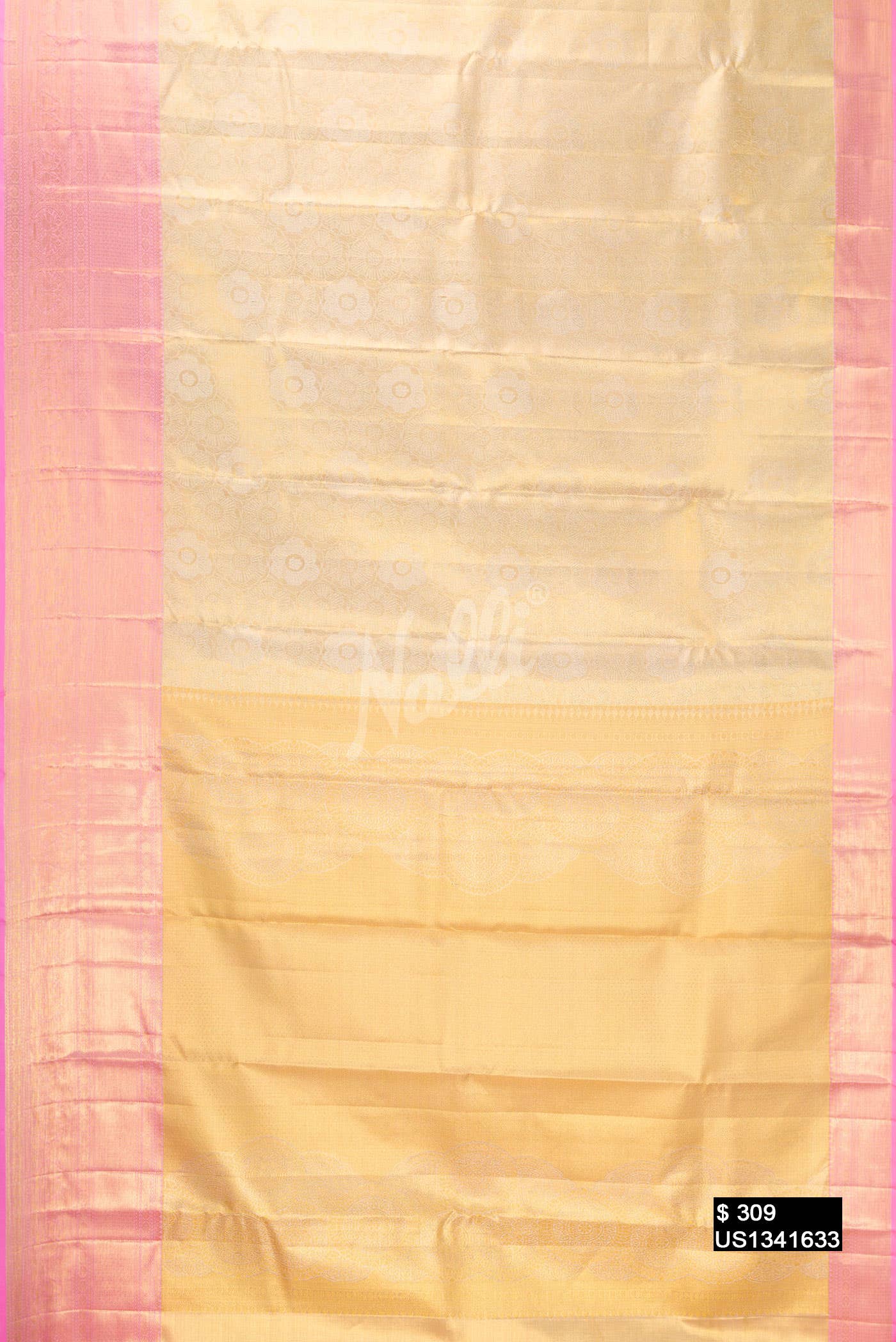 Gold Kanchipuram Tissue Silk Saree