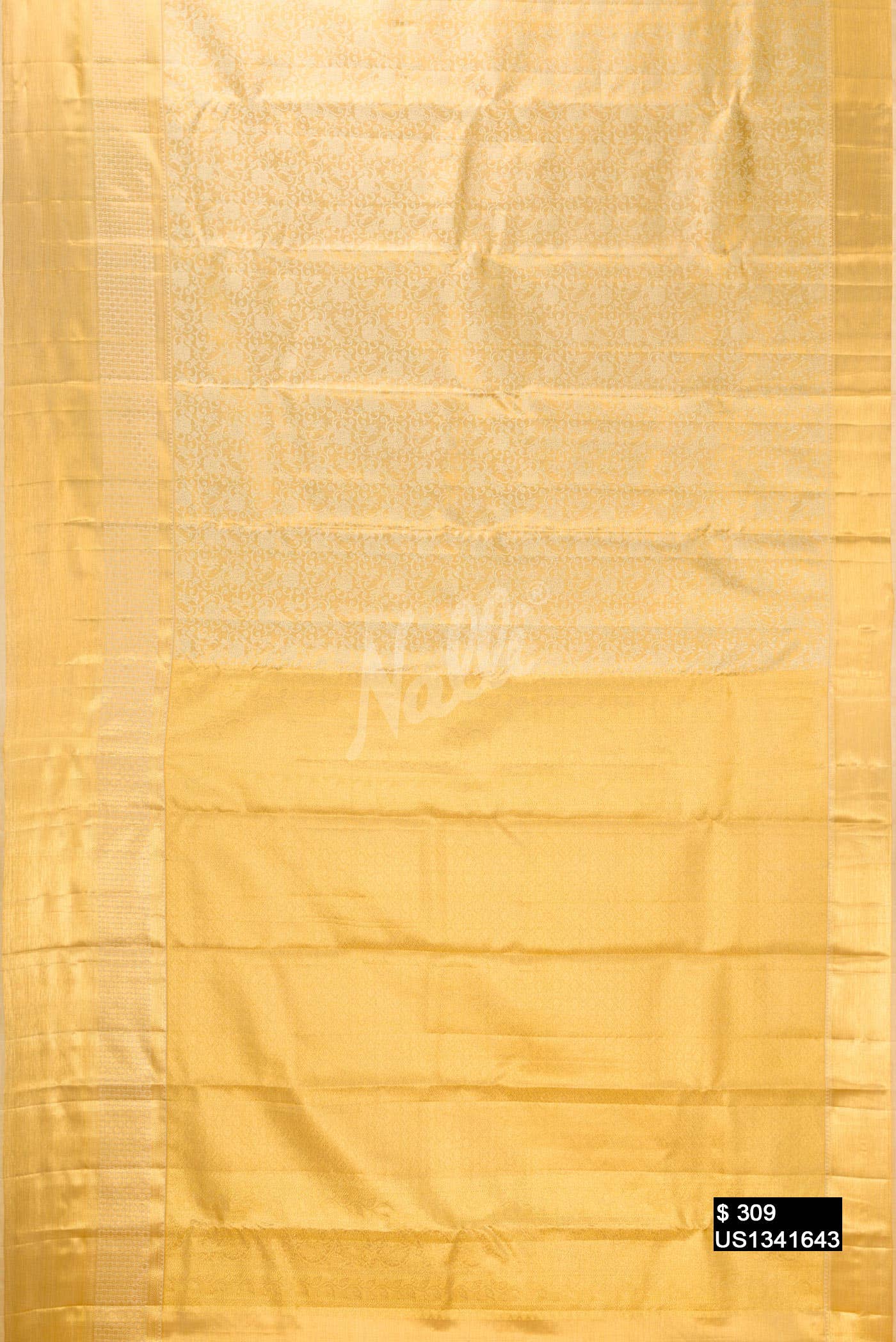 Gold Kanchipuram Tissue Silk Saree