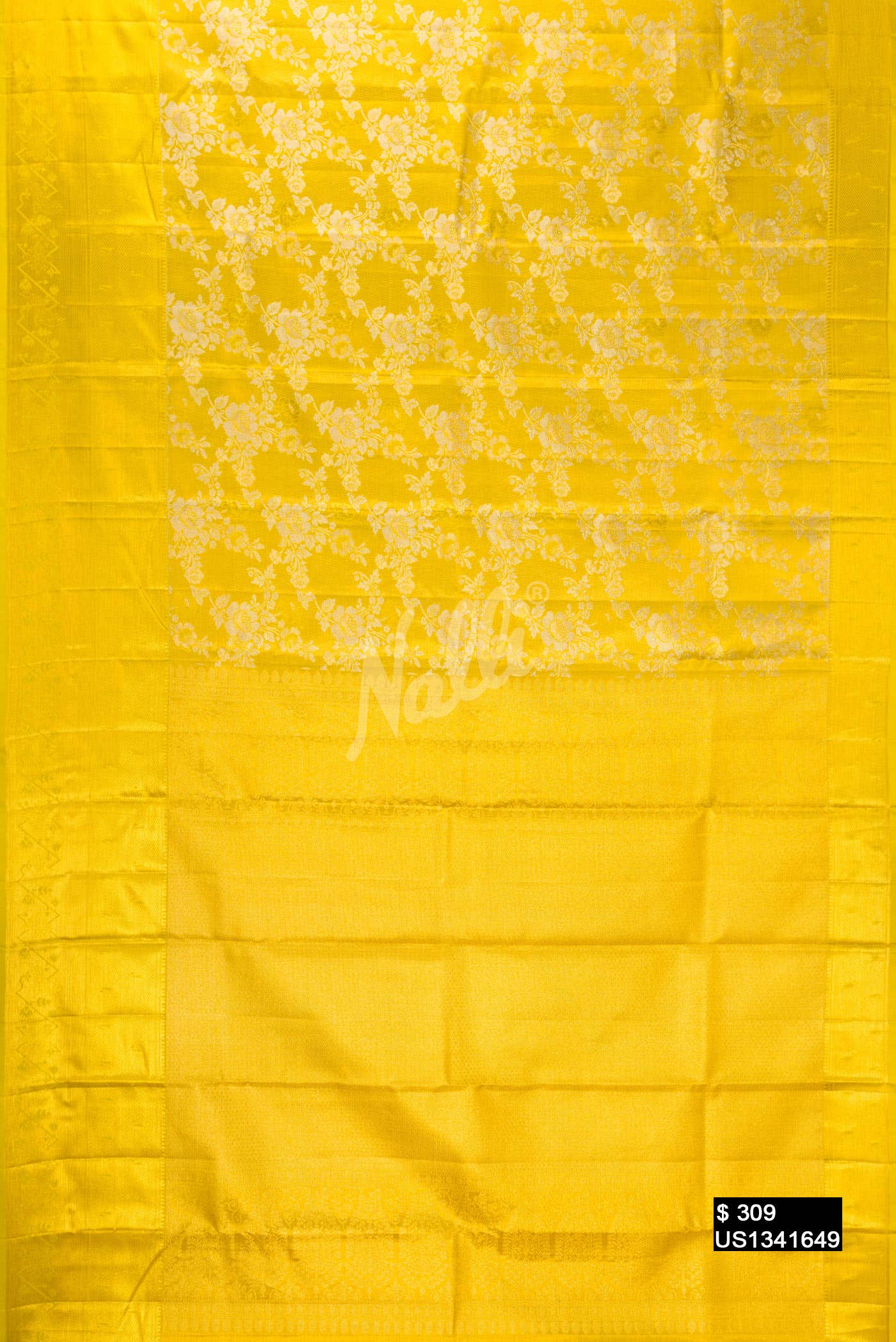 Gold Kanchipuram Tissue Silk Saree
