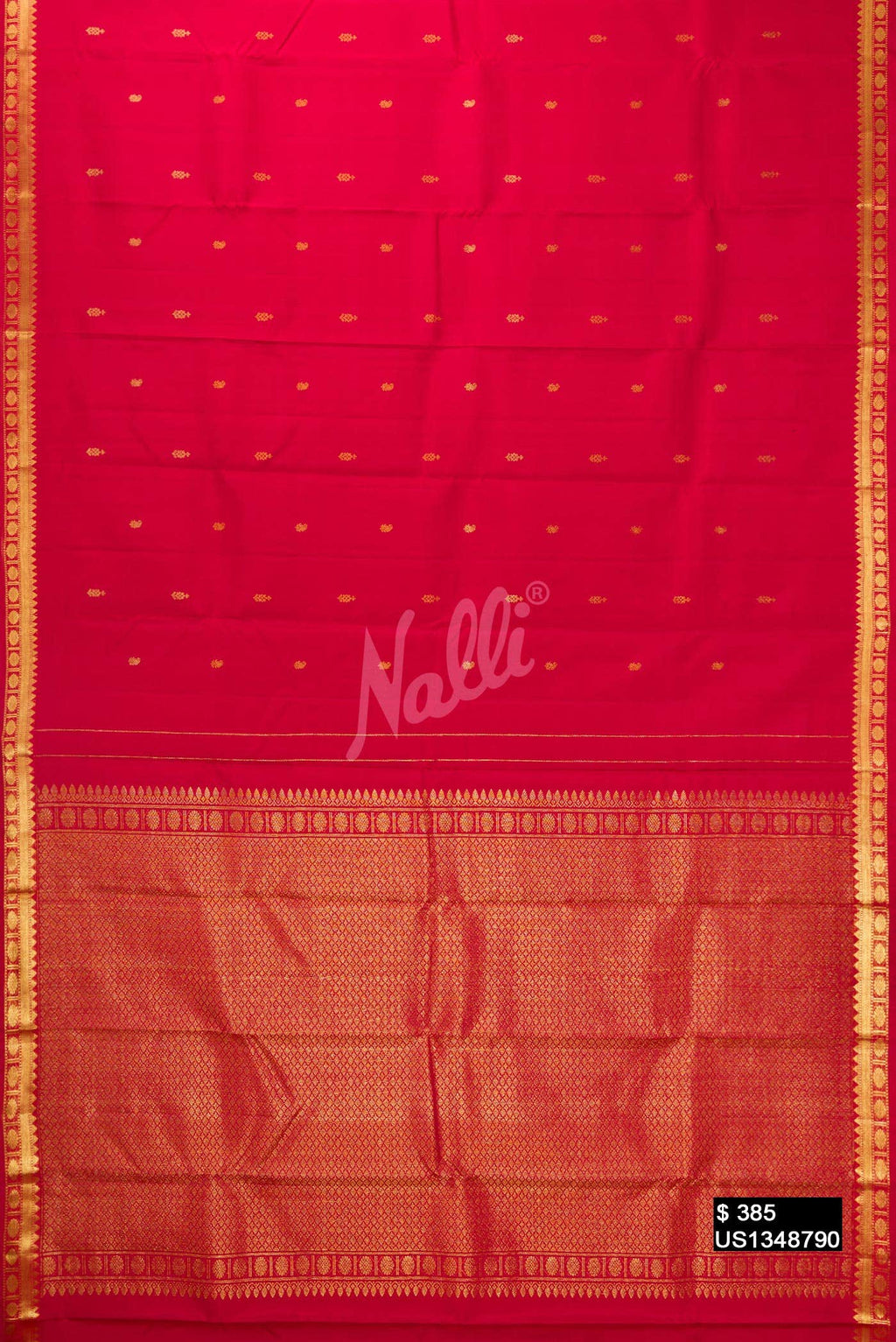 Red Kanchipuram Silk Saree