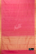 Pink Kanchipuram Silk Saree
